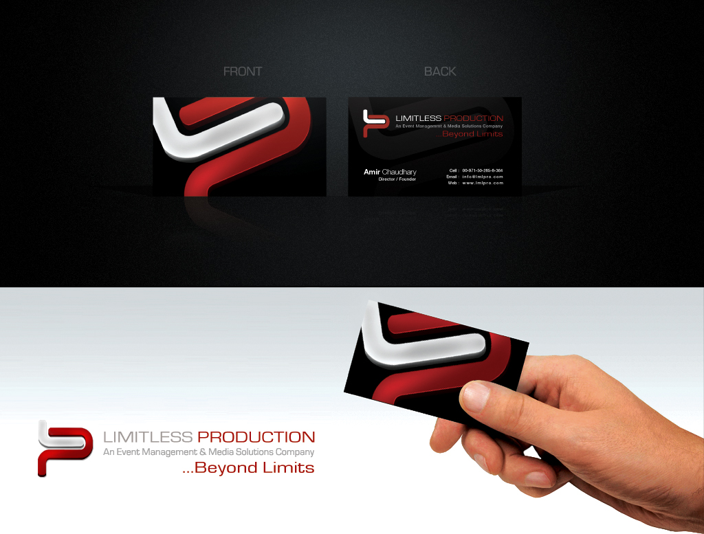 Limitless Production - Logo/Business Card